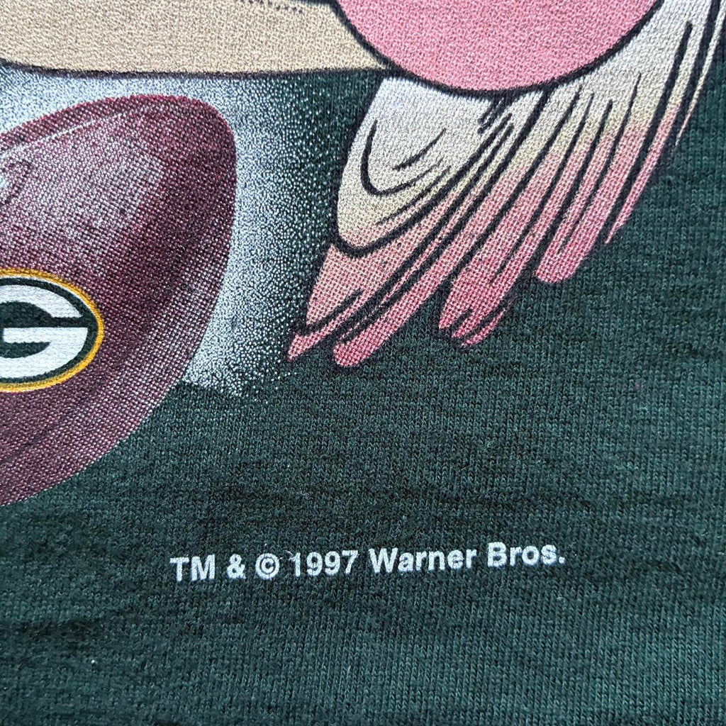 90s Looney Tunes Green Bay Packers T Shirt