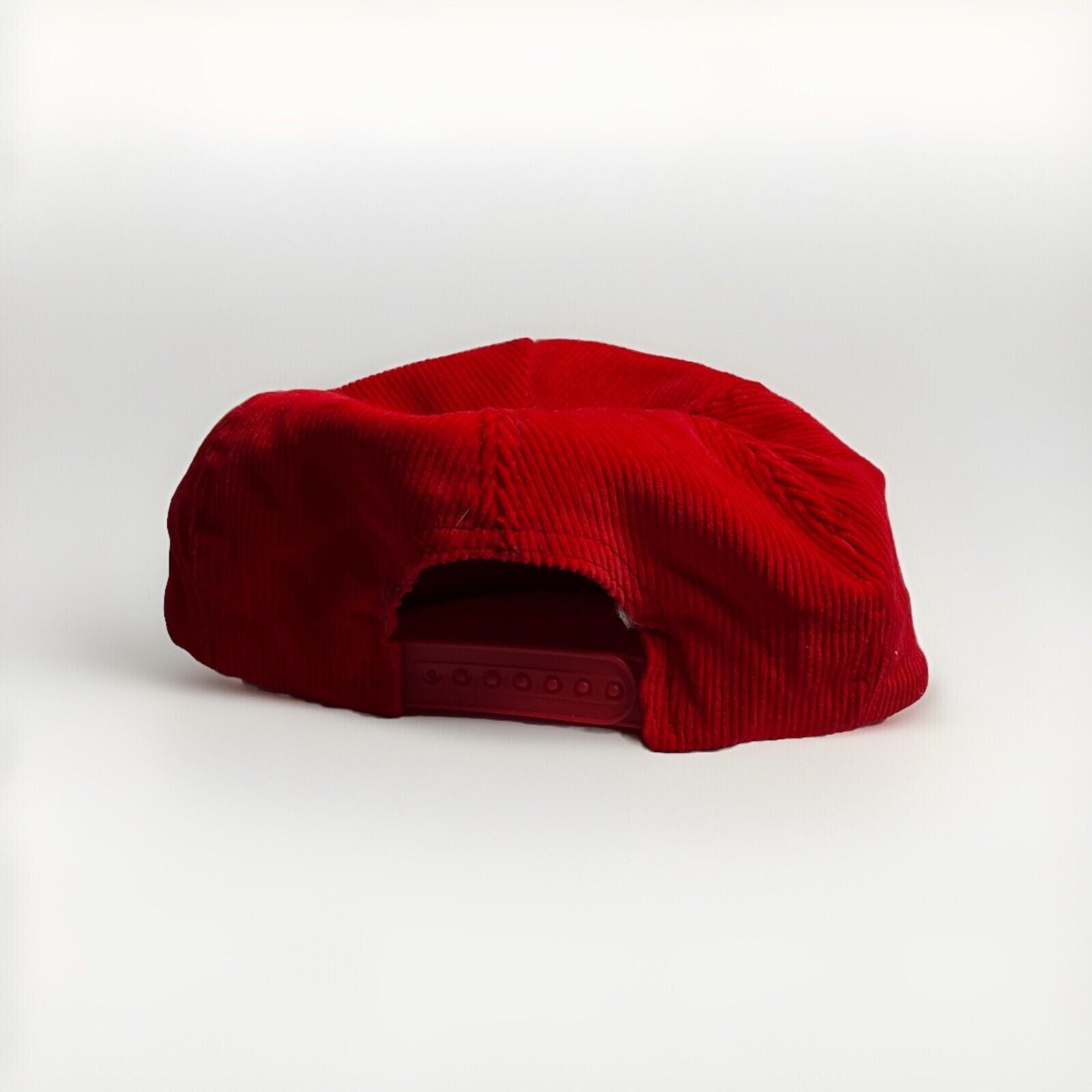 Vintage 90s Corduroy Snapback 100th Anniversary Trucker Hat