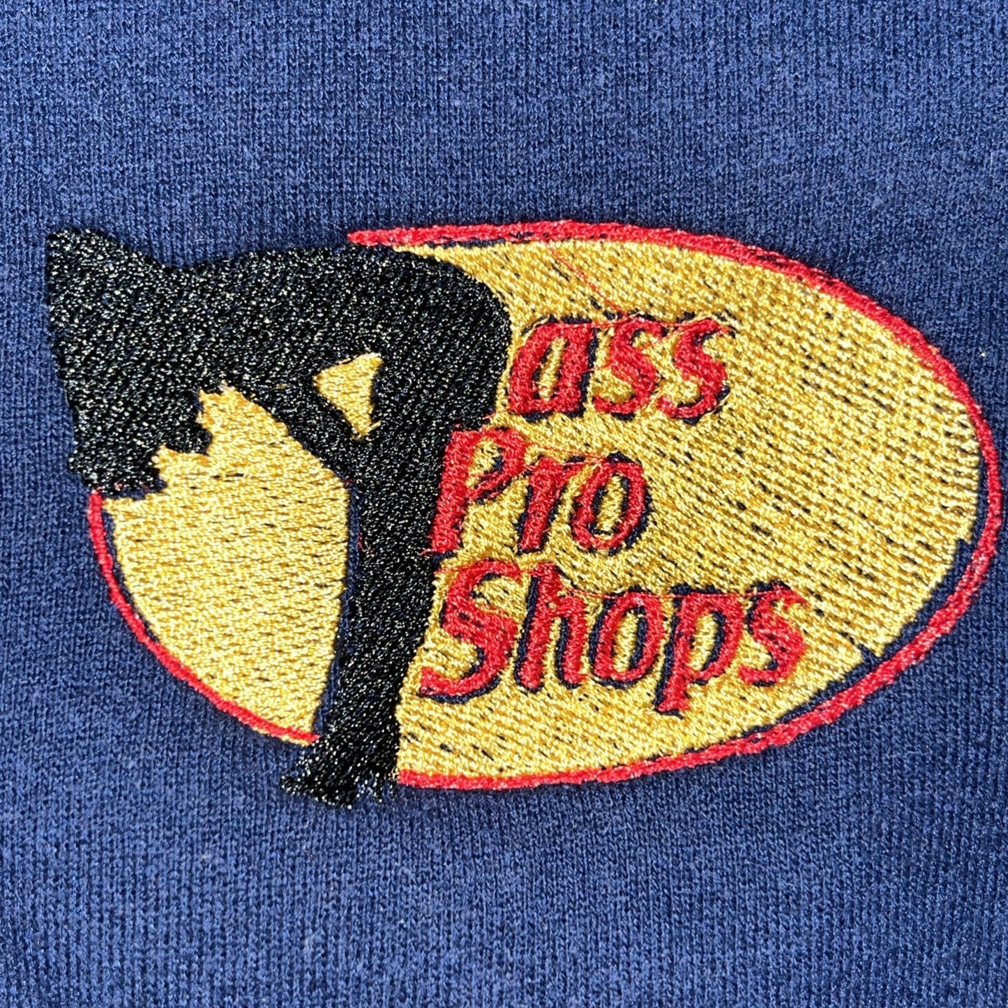 Vintage Russell Athletics Navy Blue Sz XL Crewneck Boxy Pro Shops Made In US