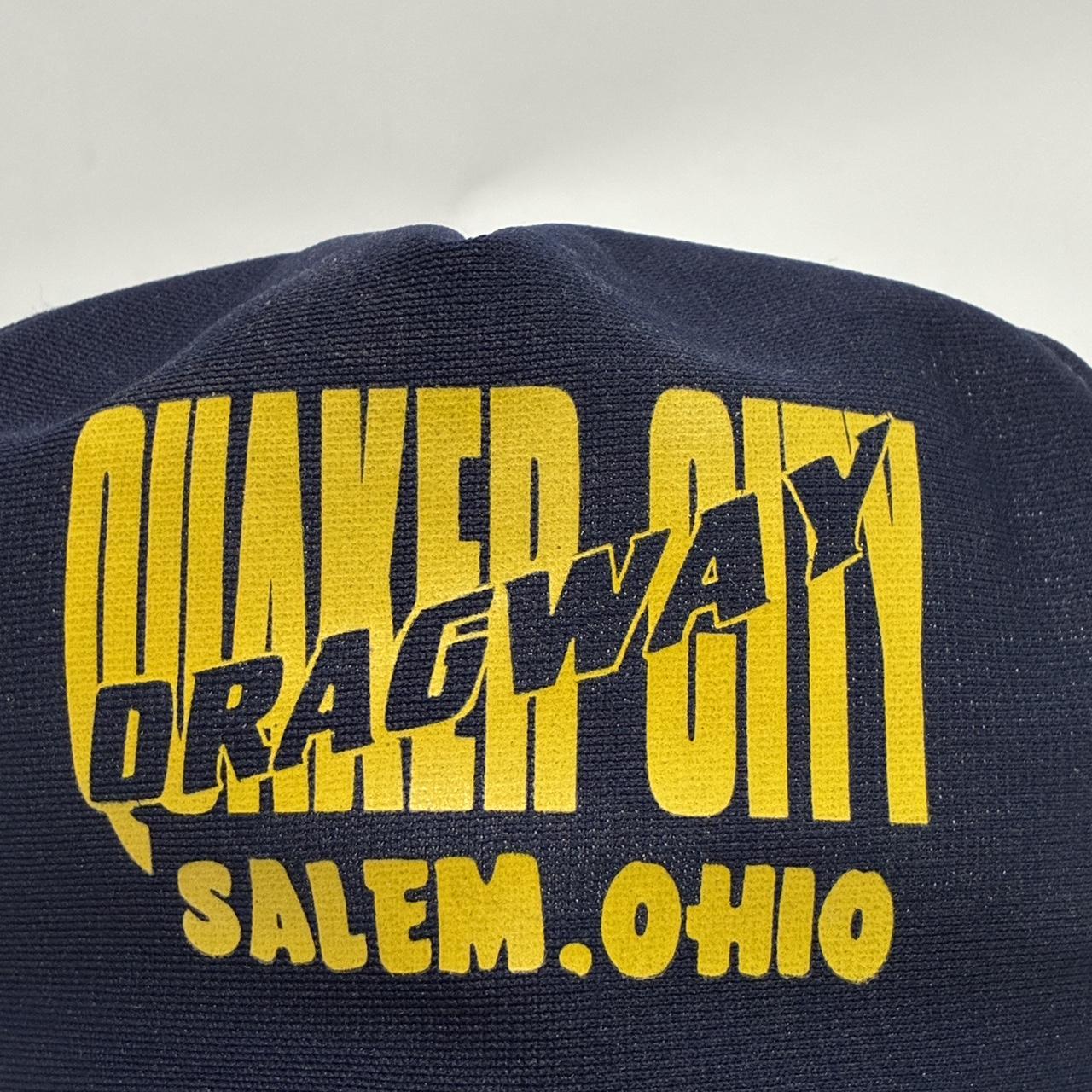 Vintage Navy And Yellow Quaker Trucker Hat