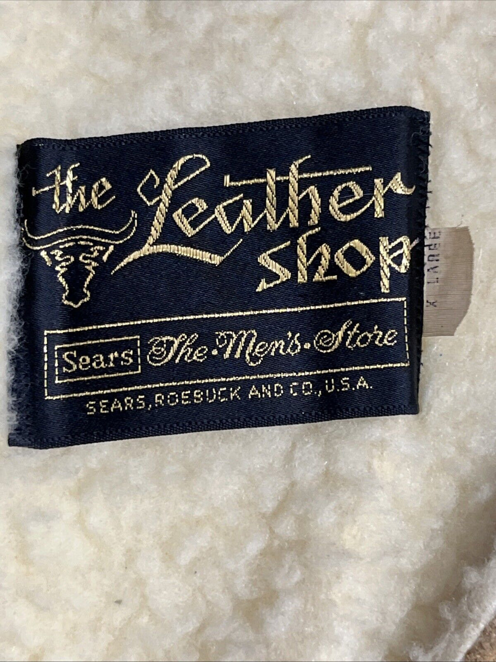 70s Sears The Leather Shop Suede Leather Vest