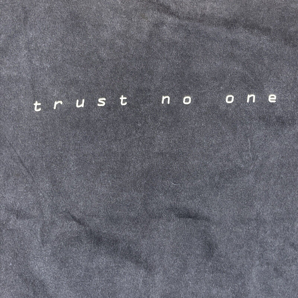 Vintage 90s Y2K X Files Fox Mulder Trust No One T Shirt