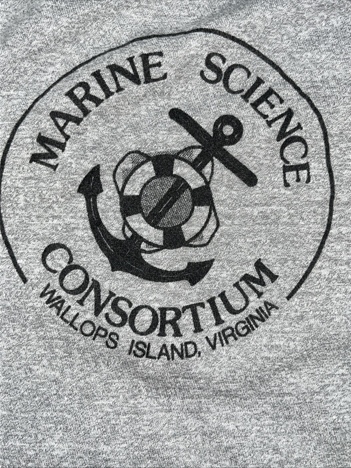 Vintage Marine Science Consortium Ringer Raglan Tee