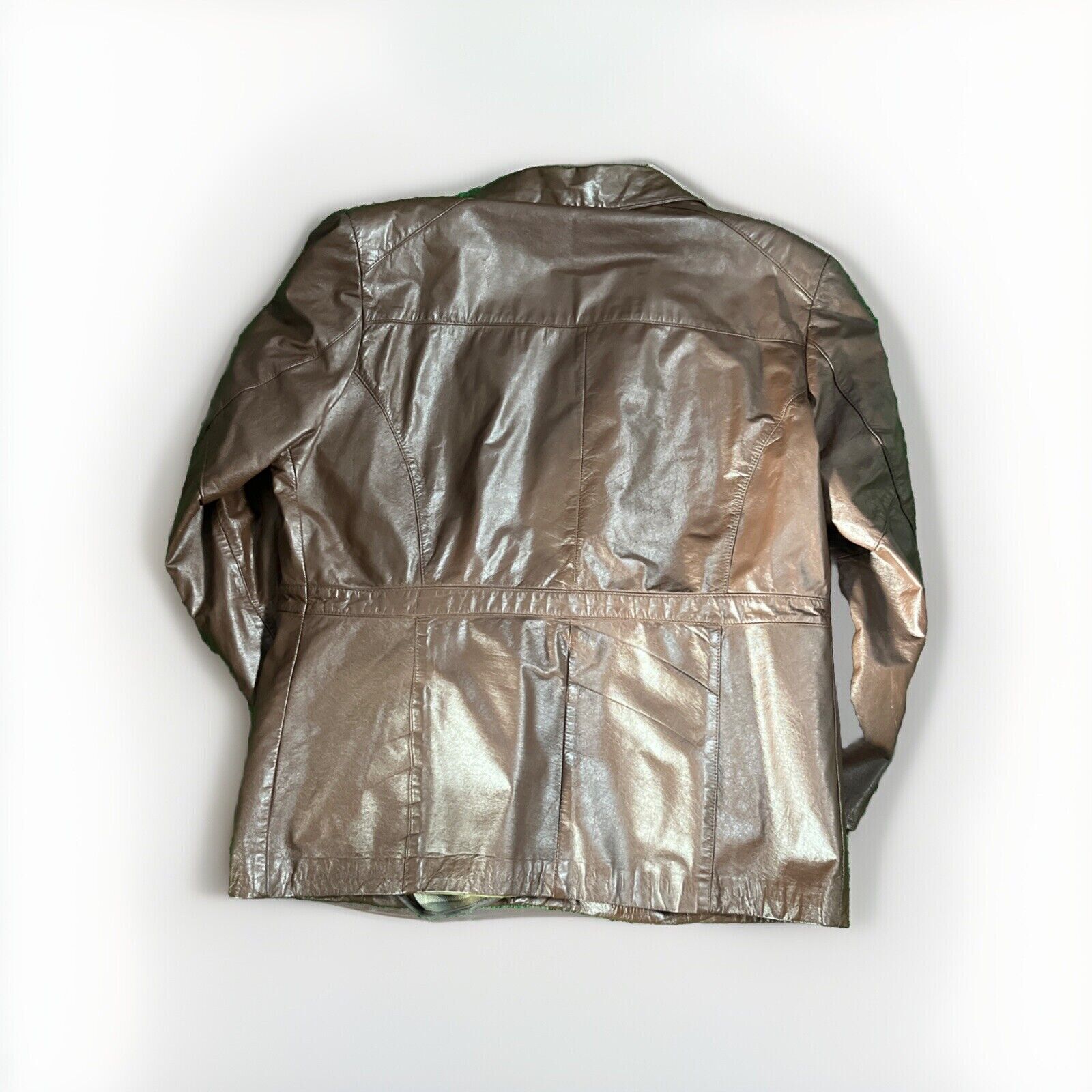 Vintage 70s Clipper Mist Genuine Leather Jacket