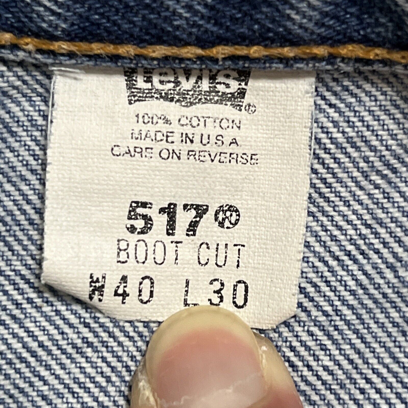 VINTAGE 90s Levi's 517 Bootcut