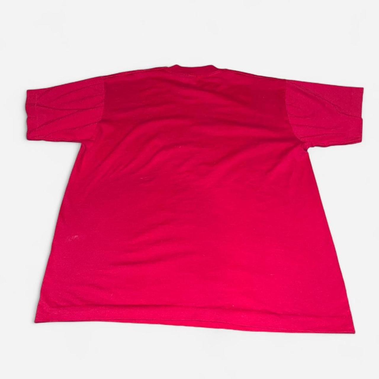 Fruit of the Loom Men's Pink and Red T-shirt