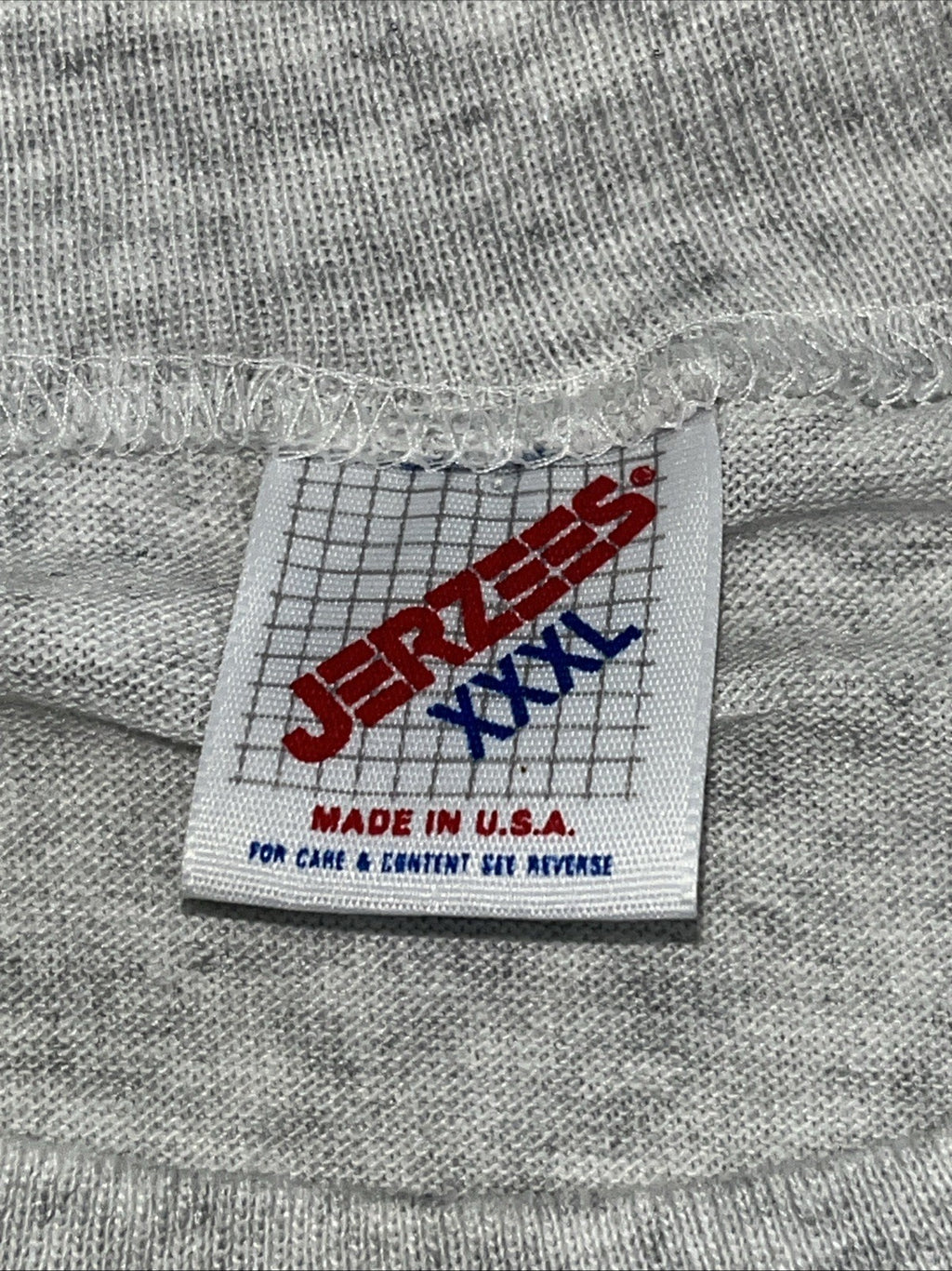Vintage Ash Gray Jerzees 50/50 Blank T Shirt