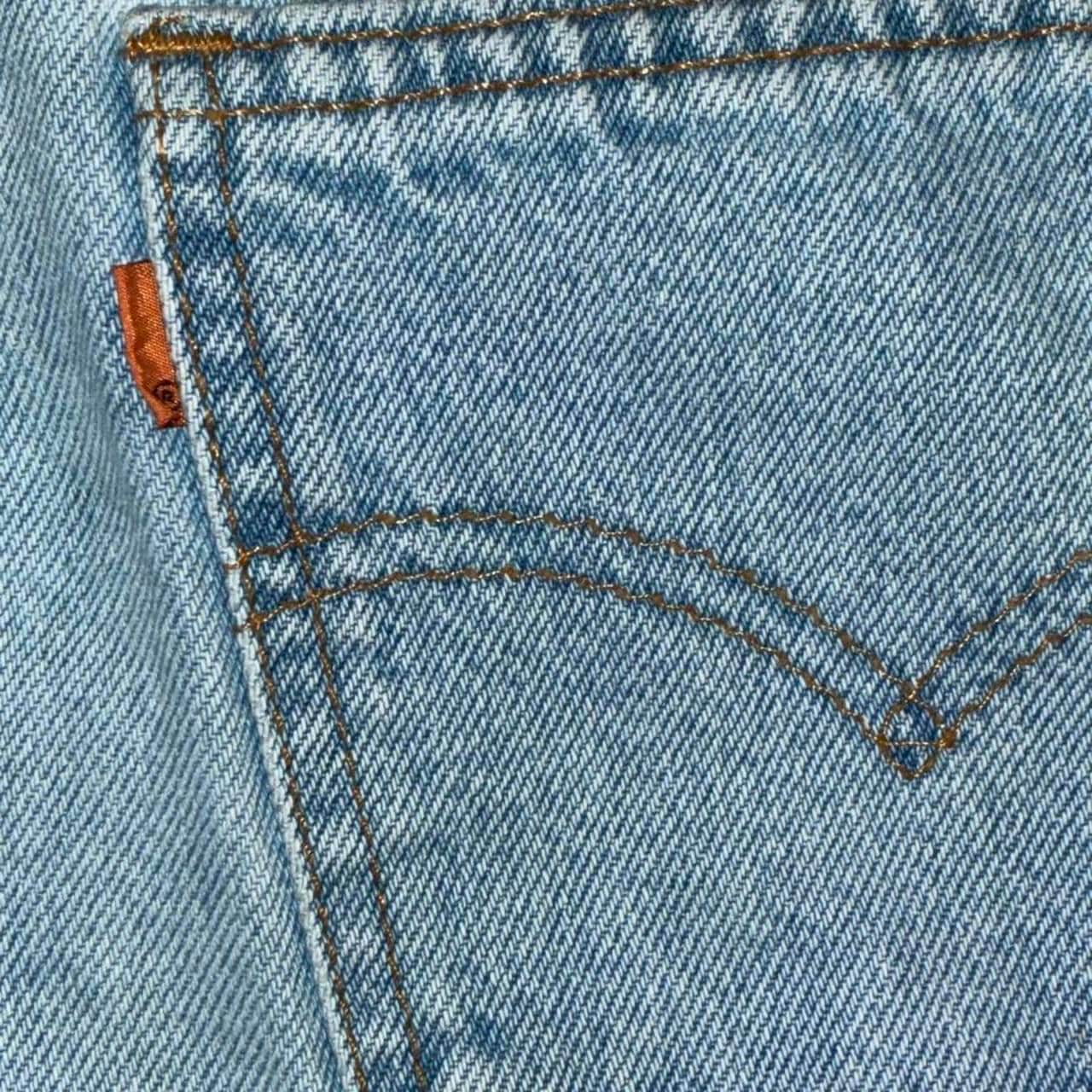 Vintage Levi's 550 Orange Tab Denim Shorts
