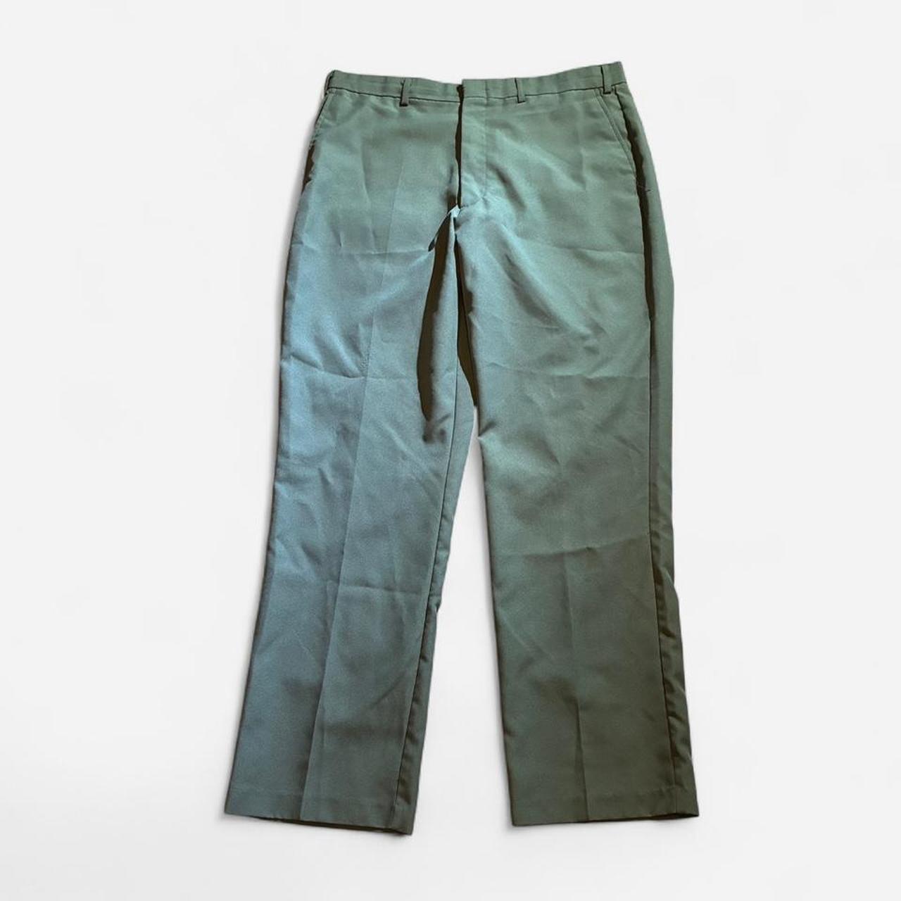 Haband Men's Green and Khaki Trousers