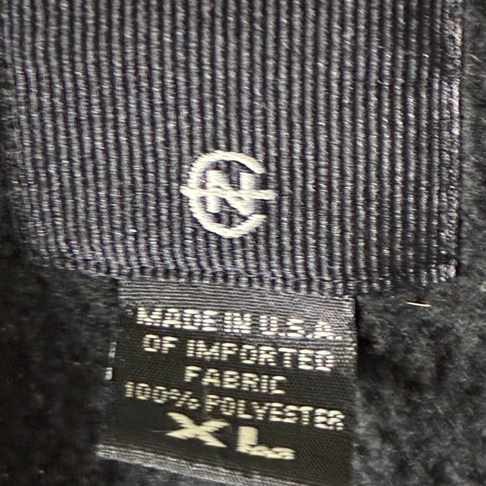 Vintage 90s Black Nautica Competition Fleece Vest