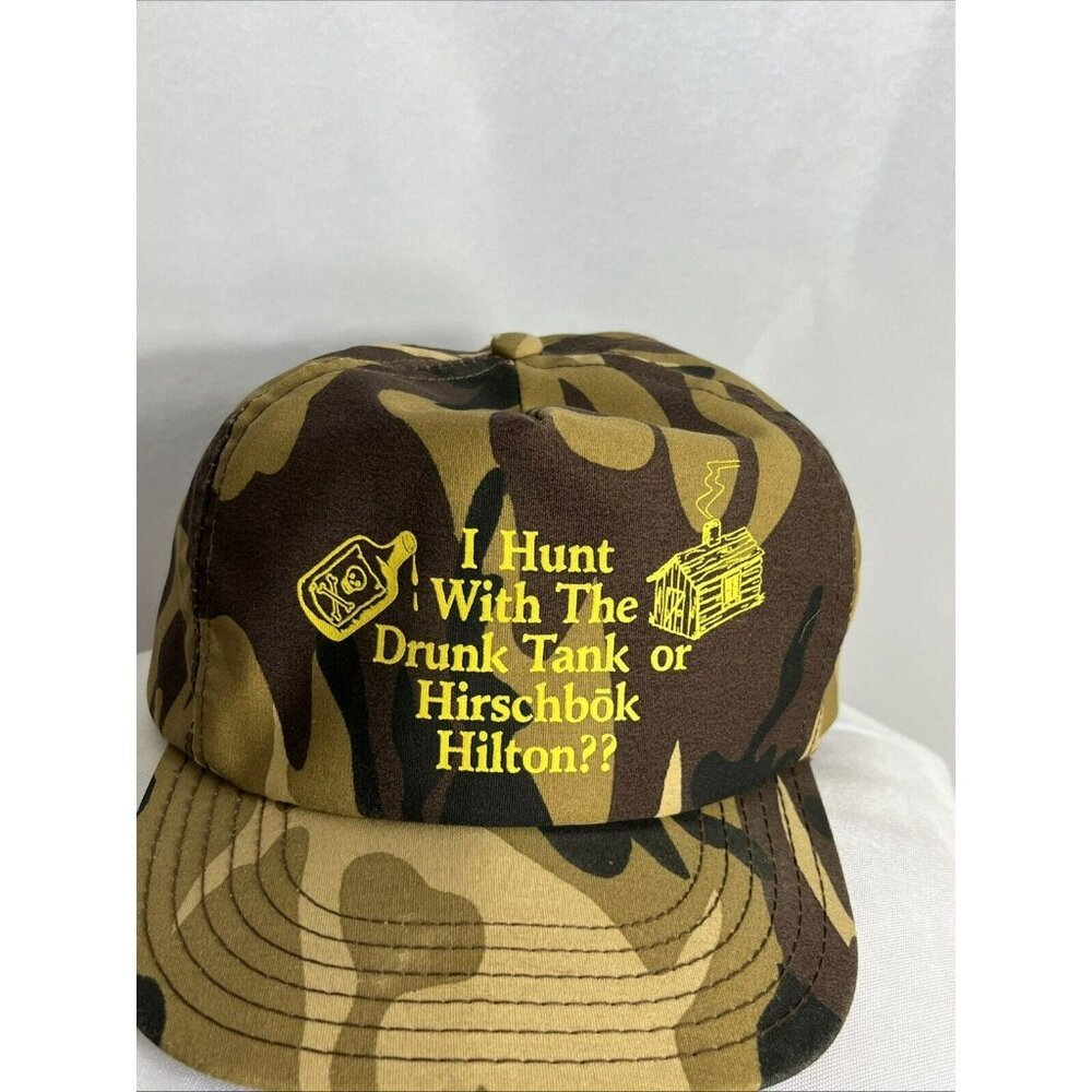 Vintage 80s Camo Hunting Hat
