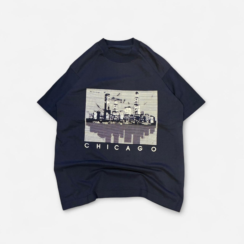 Vintage Chicago Skyline T Shirt