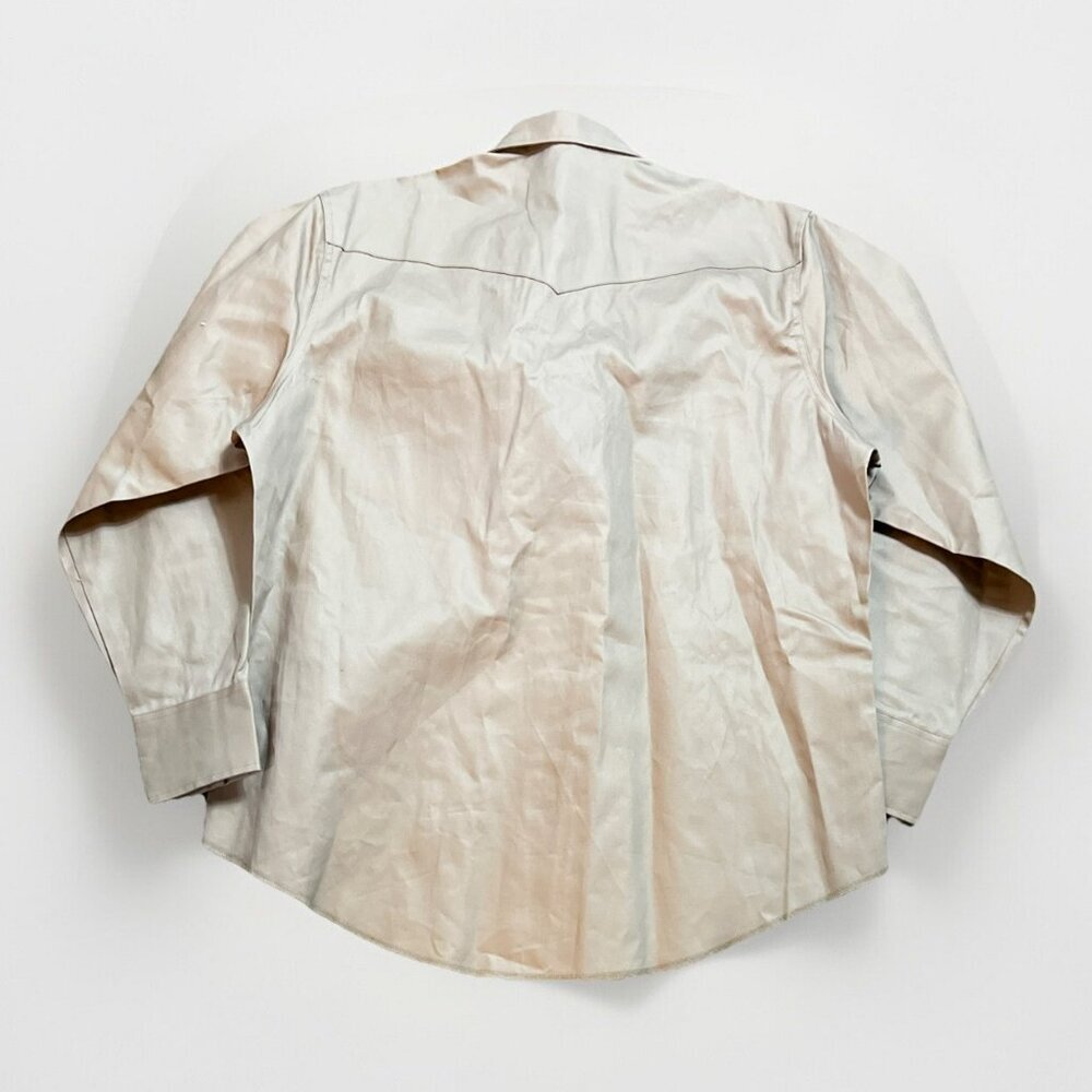 Deadstock Wrangler Cowboy Cut Pearl Snap Button Down Shirt