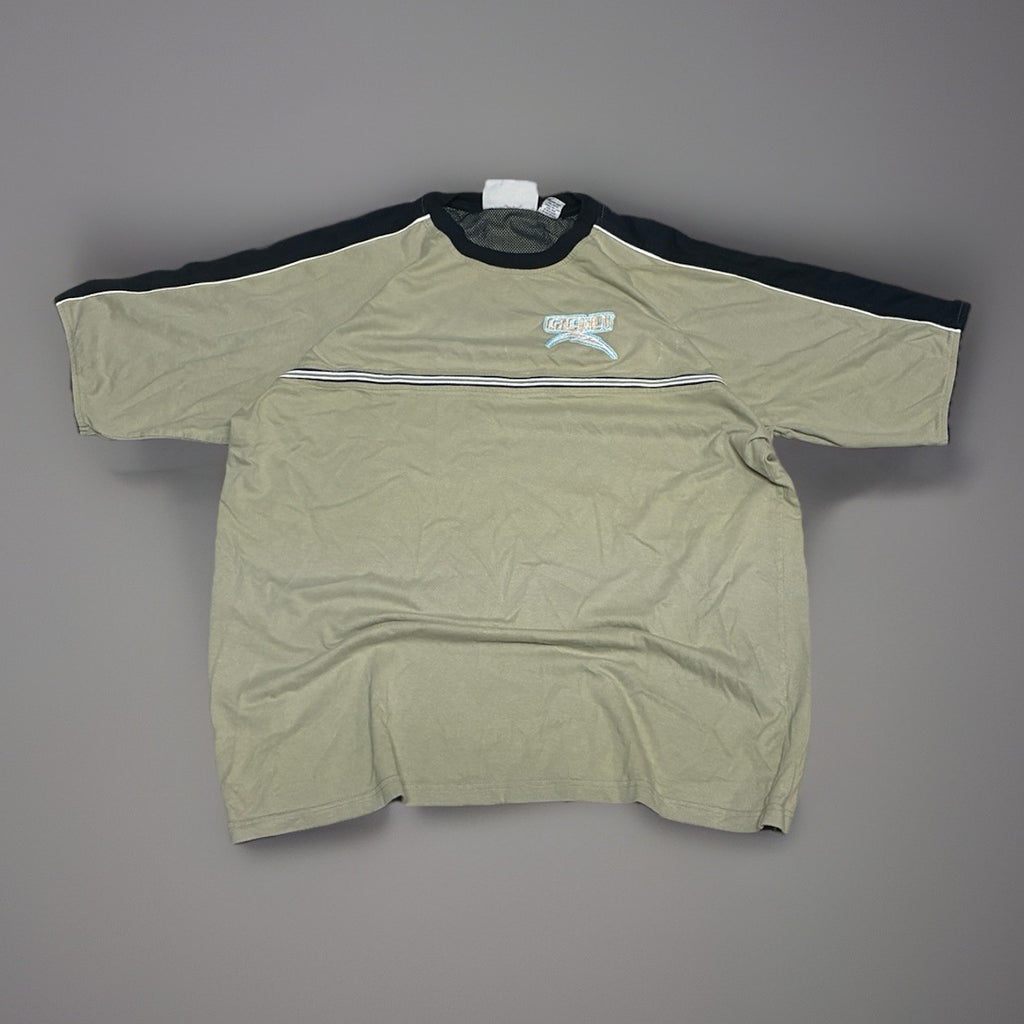 Vintage Y2K Box Office Tan Black Raglan Tee Sz XL