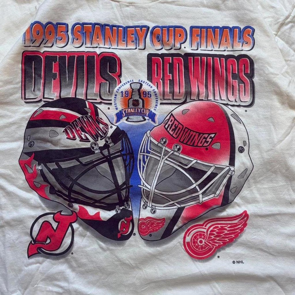 1995 Stanley Cup Finals Devils vs Red Wings Salem Sportswear t-shirt