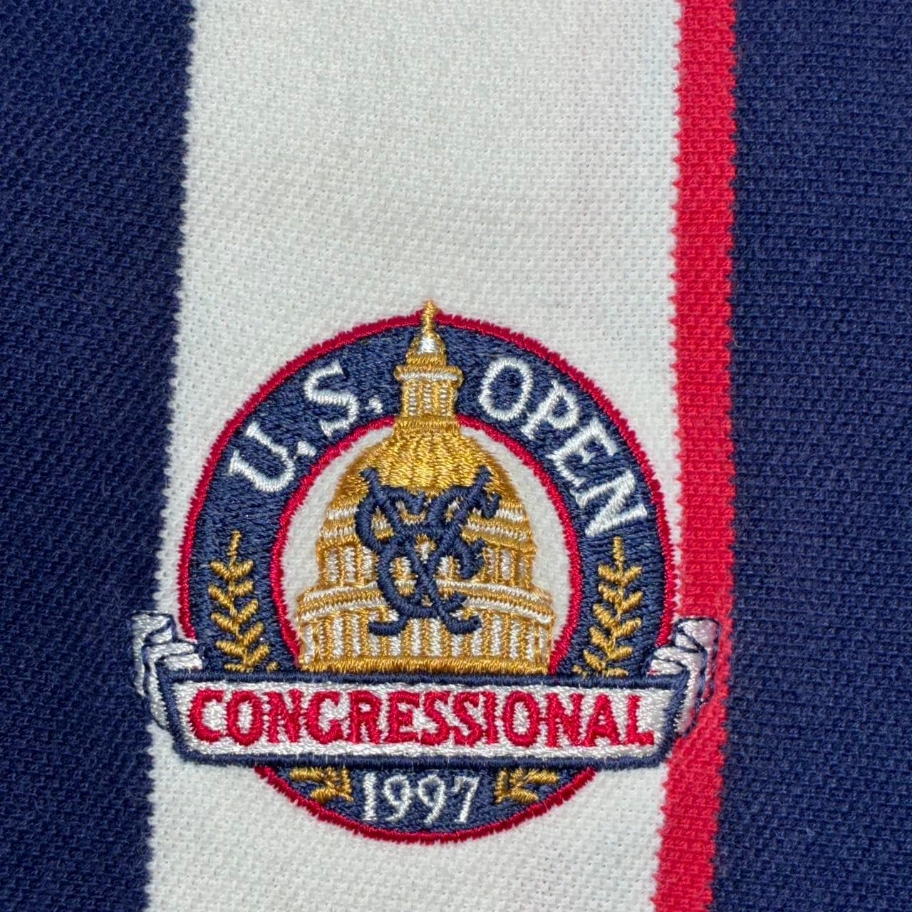 Vintage Polo Ralph Lauren U.S. Open 1997 Congressional Golf Polo Shirt