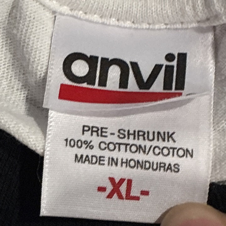 Vintage 90s Jack Daniels Birthday Celebration Ringer T Shirt