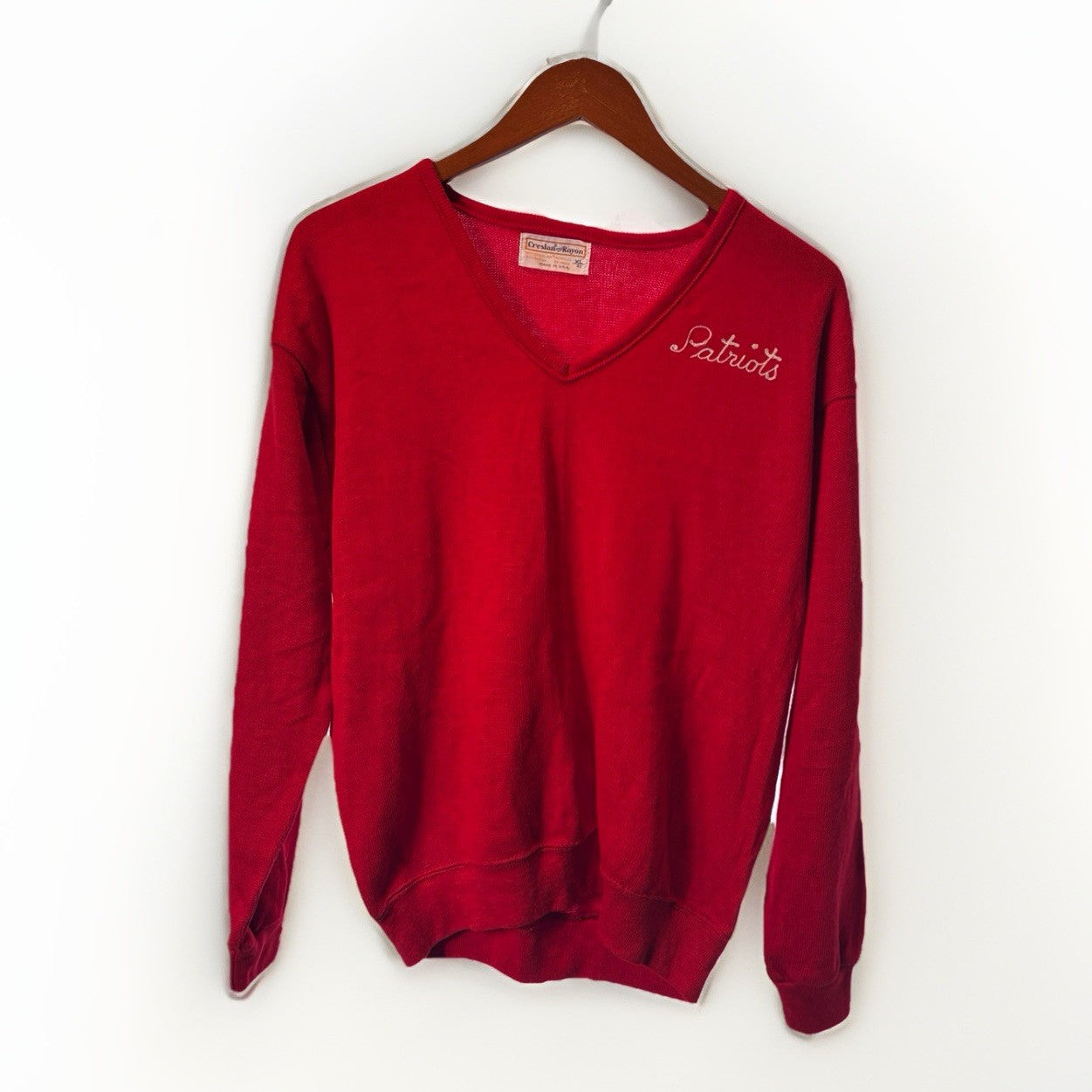 60s Patriots Chain Stitch Sweater