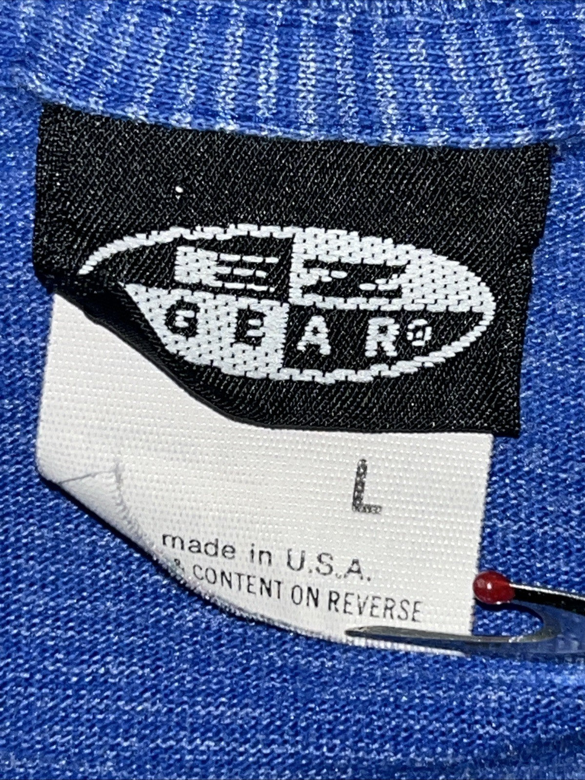 Vintage 90s EZ Gear Striped Blank T Shirt