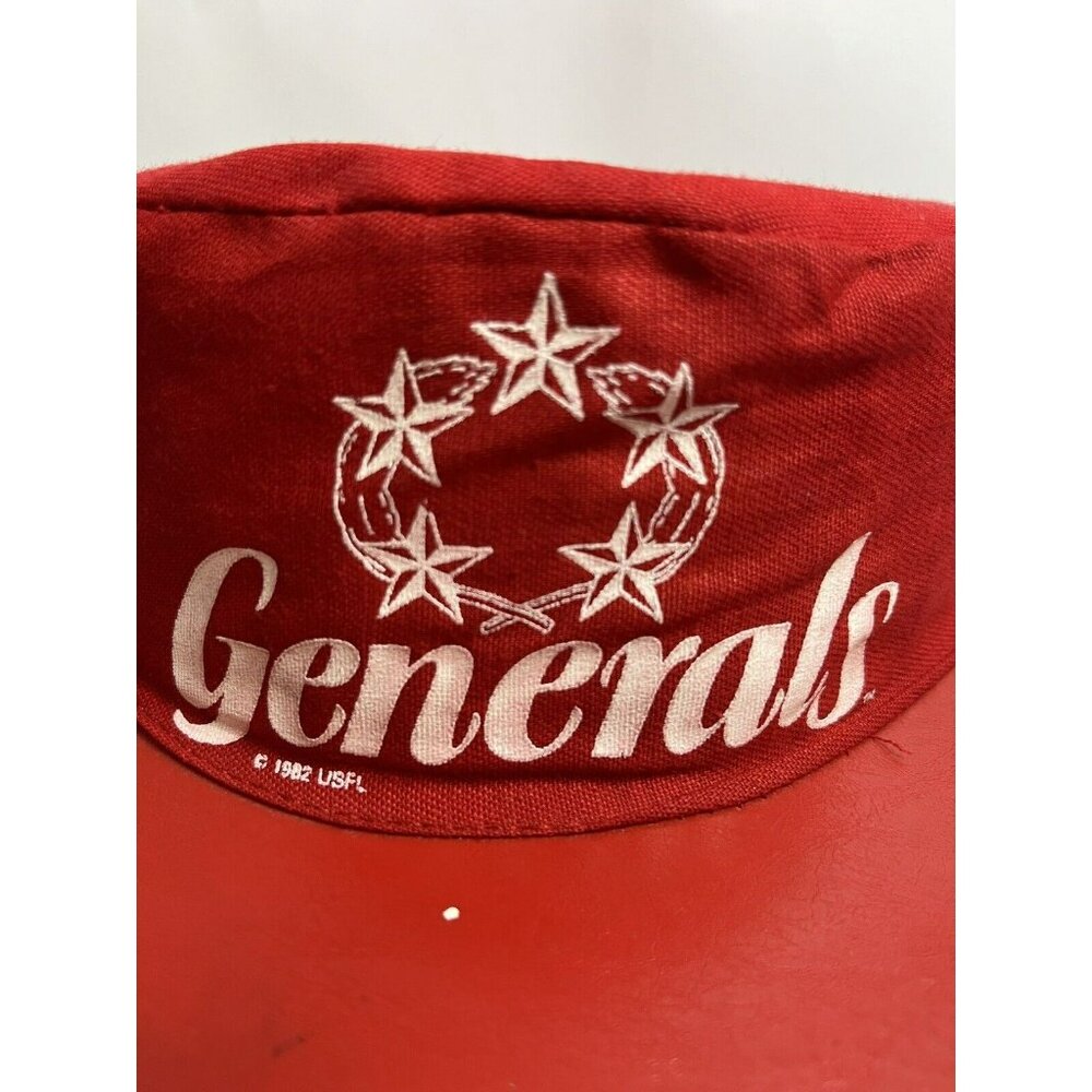Vintage 80s USFL Football New Jersey Generals Bud Lite Painters Cap