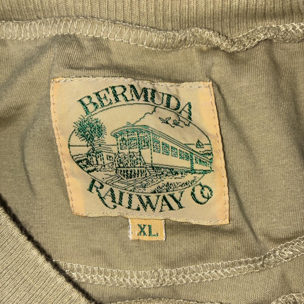 Vintage 90s Bermuda Railway Co T Shirt