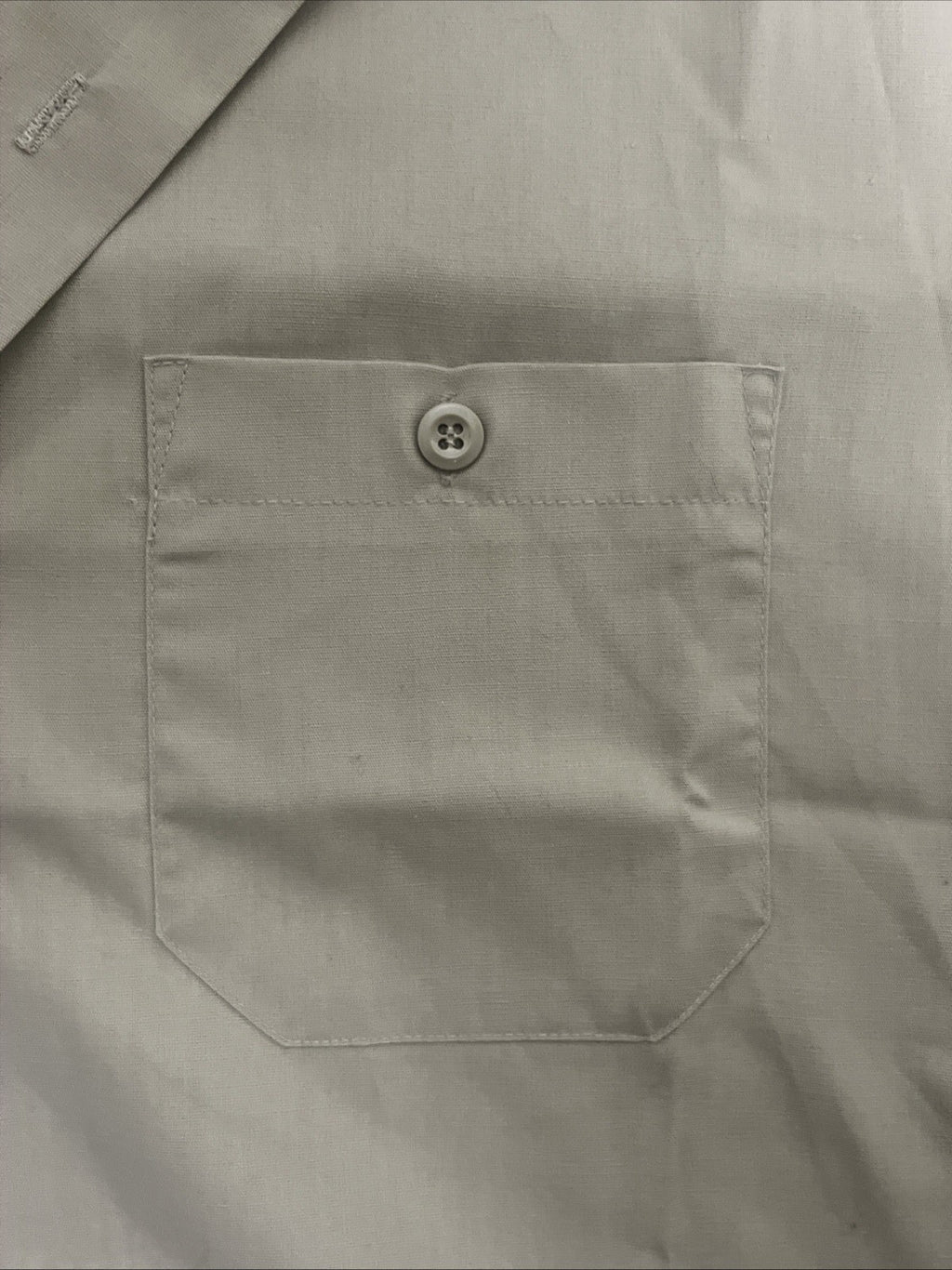 70s Sears Perma Prest Tan Shirt