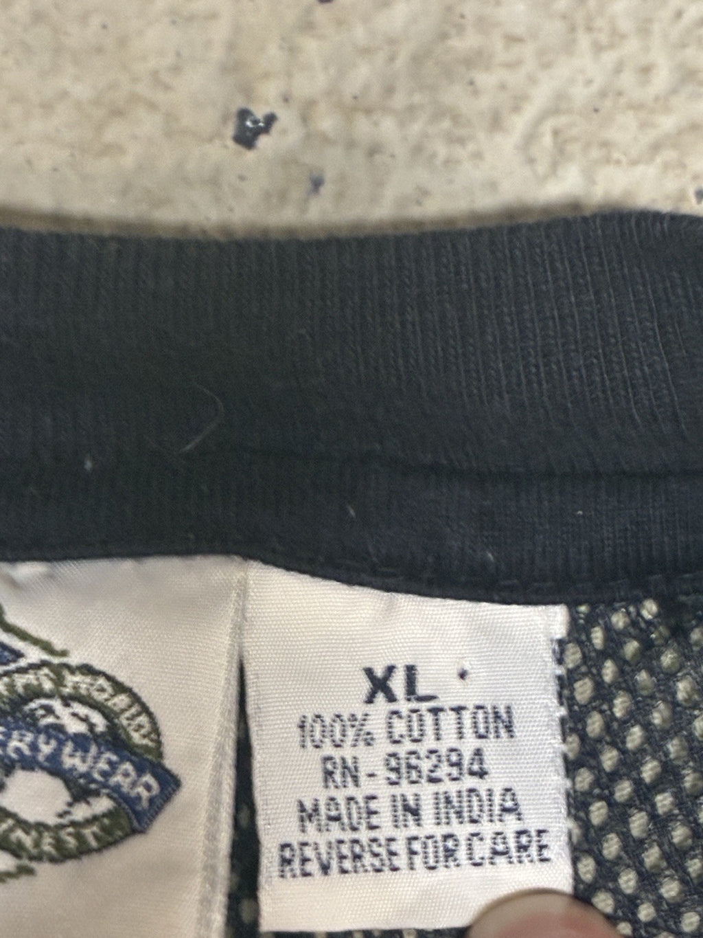 Vintage Y2K Box Office Tan Black Raglan Tee Sz XL