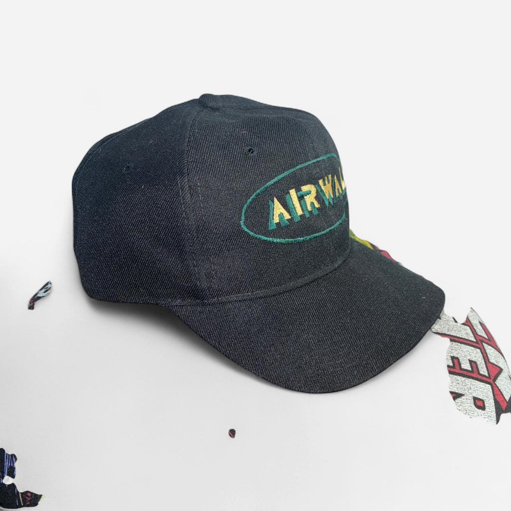 Vintage Airwalk Men's Black Snapback Hat
