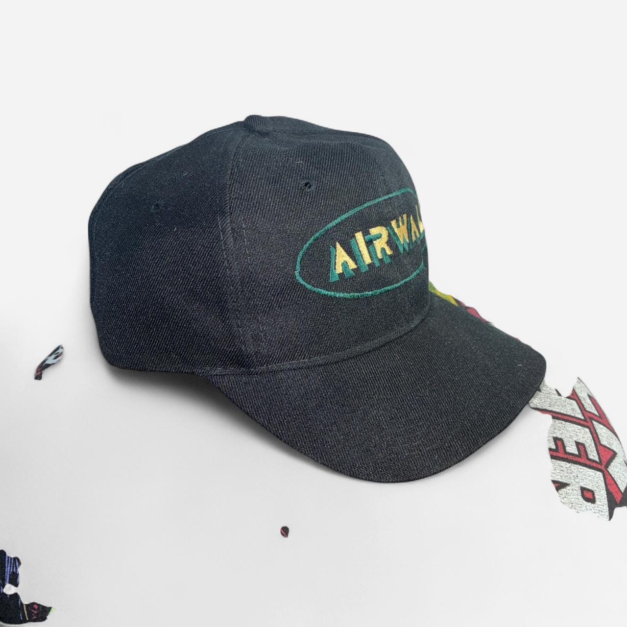 Vintage Airwalk Men's Black Snapback Hat