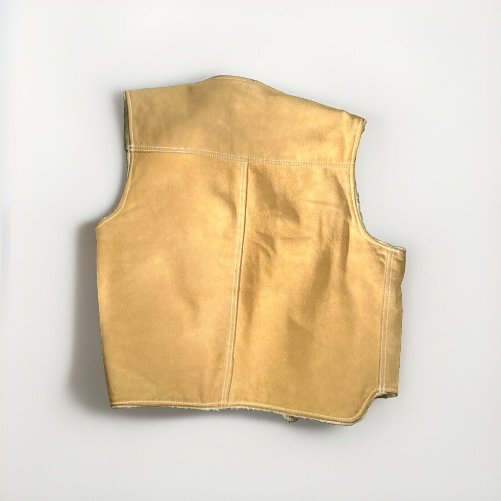 70s Sears The Leather Shop Suede Leather Vest