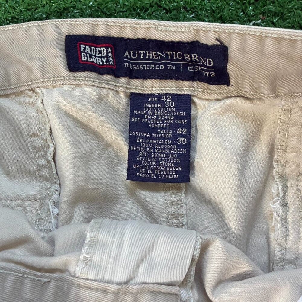 2000s Faded Glory Wide Leg Cargo Pants