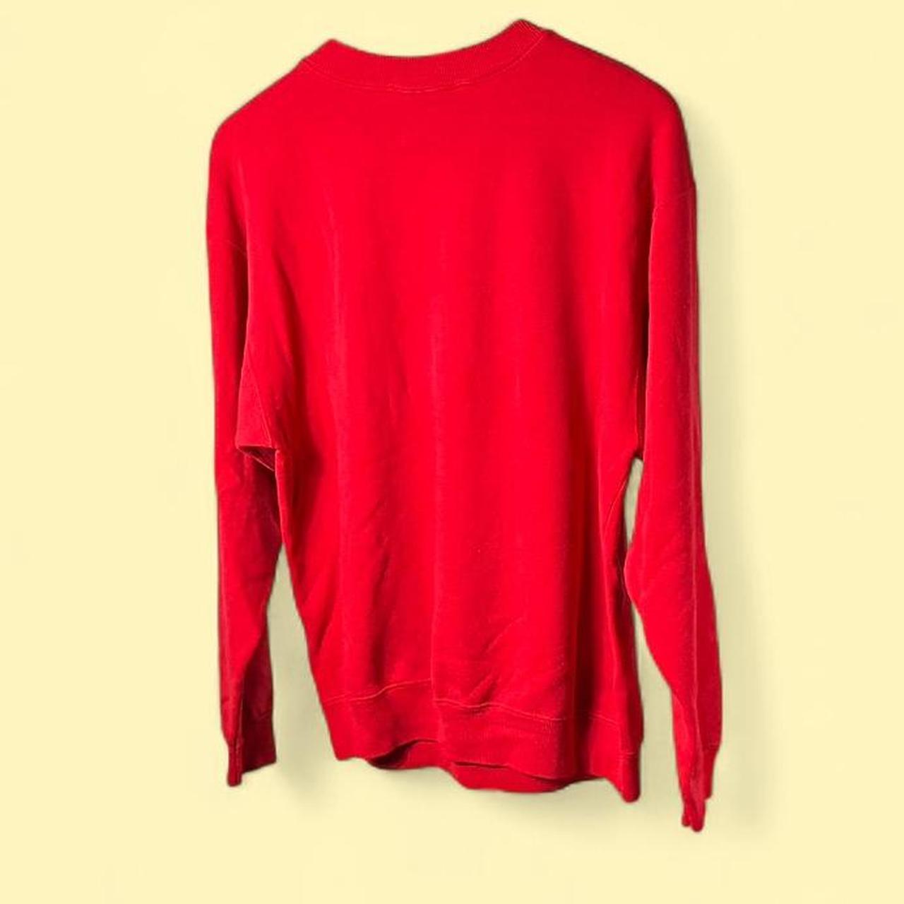 80 S Vintage Red Christmas Crewneck