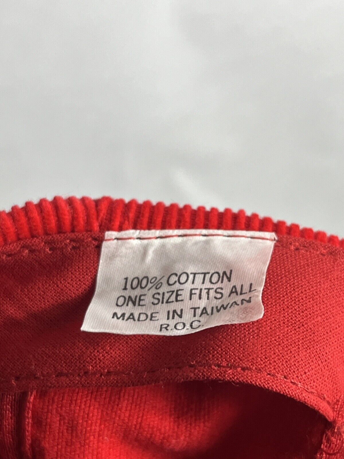 Vintage 90s Corduroy Snapback 100th Anniversary Trucker Hat