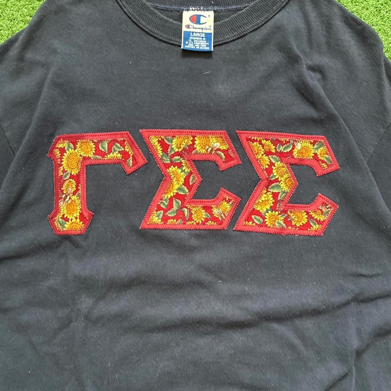 Y2K Champion Gamma Sigma Sigma T Shirt