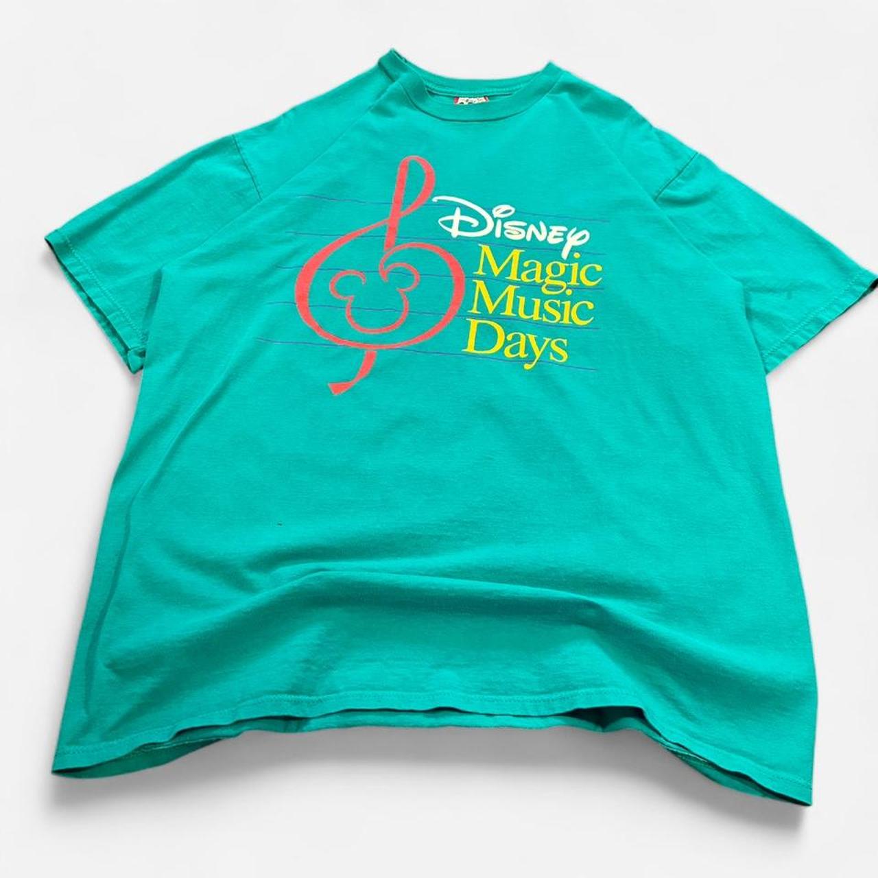 Disney Men's Blue and Green T-shirt