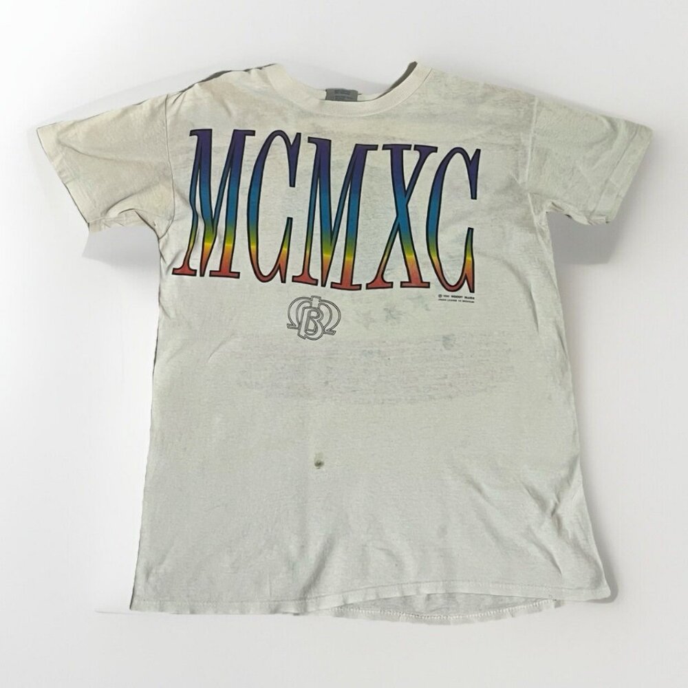 Vintage 1990 Brokum Moody Blues World Tour T Shirt