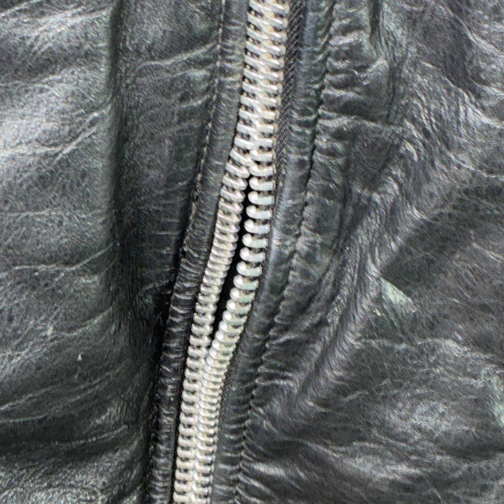 70s Branded Garments Leather Motorcycle Jacket