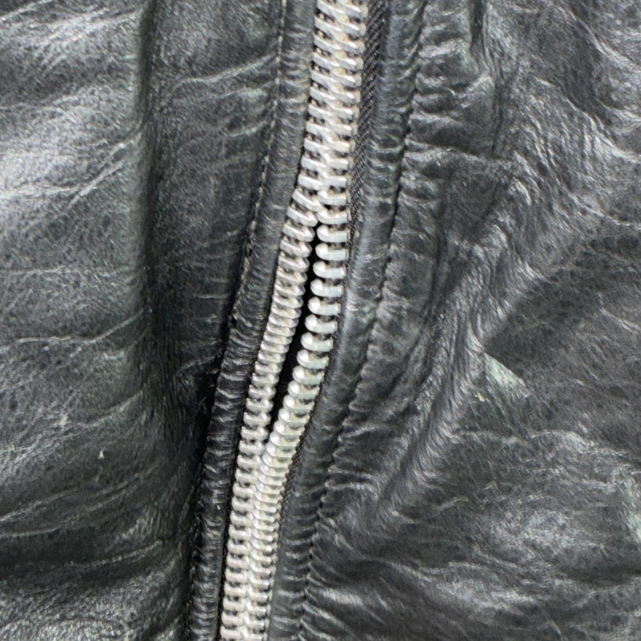 70s Branded Garments Leather Motorcycle Jacket