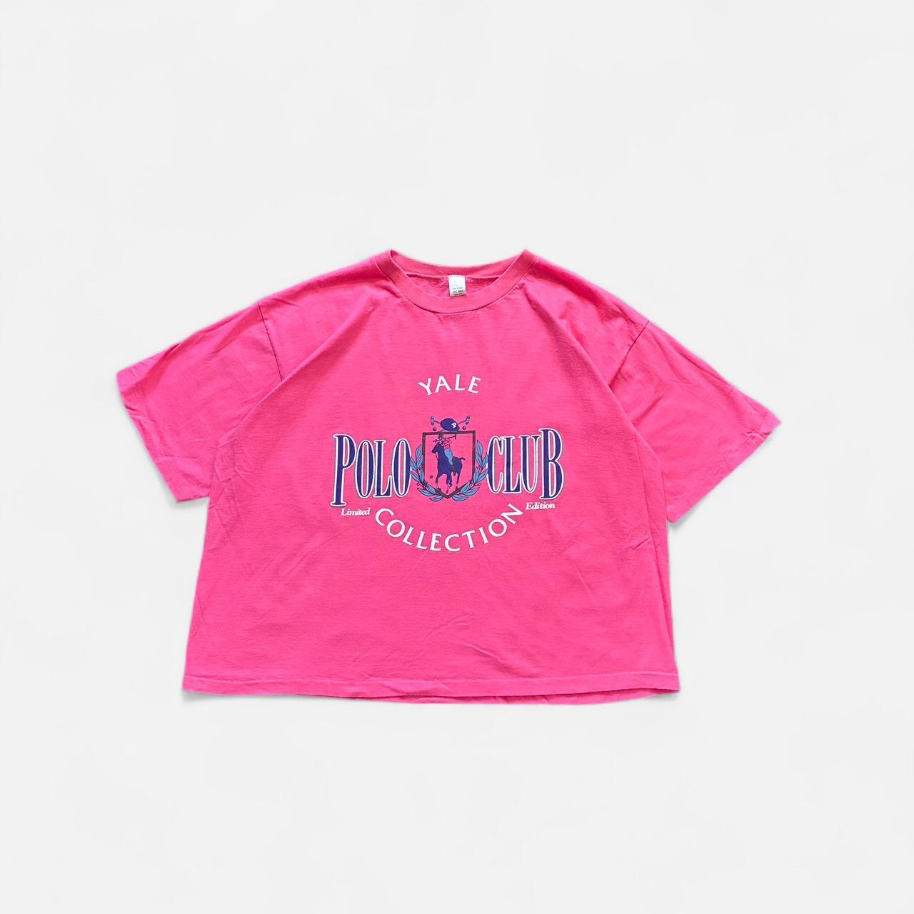 Vintage Yale Polo Club Collection Boxy Fit Tee