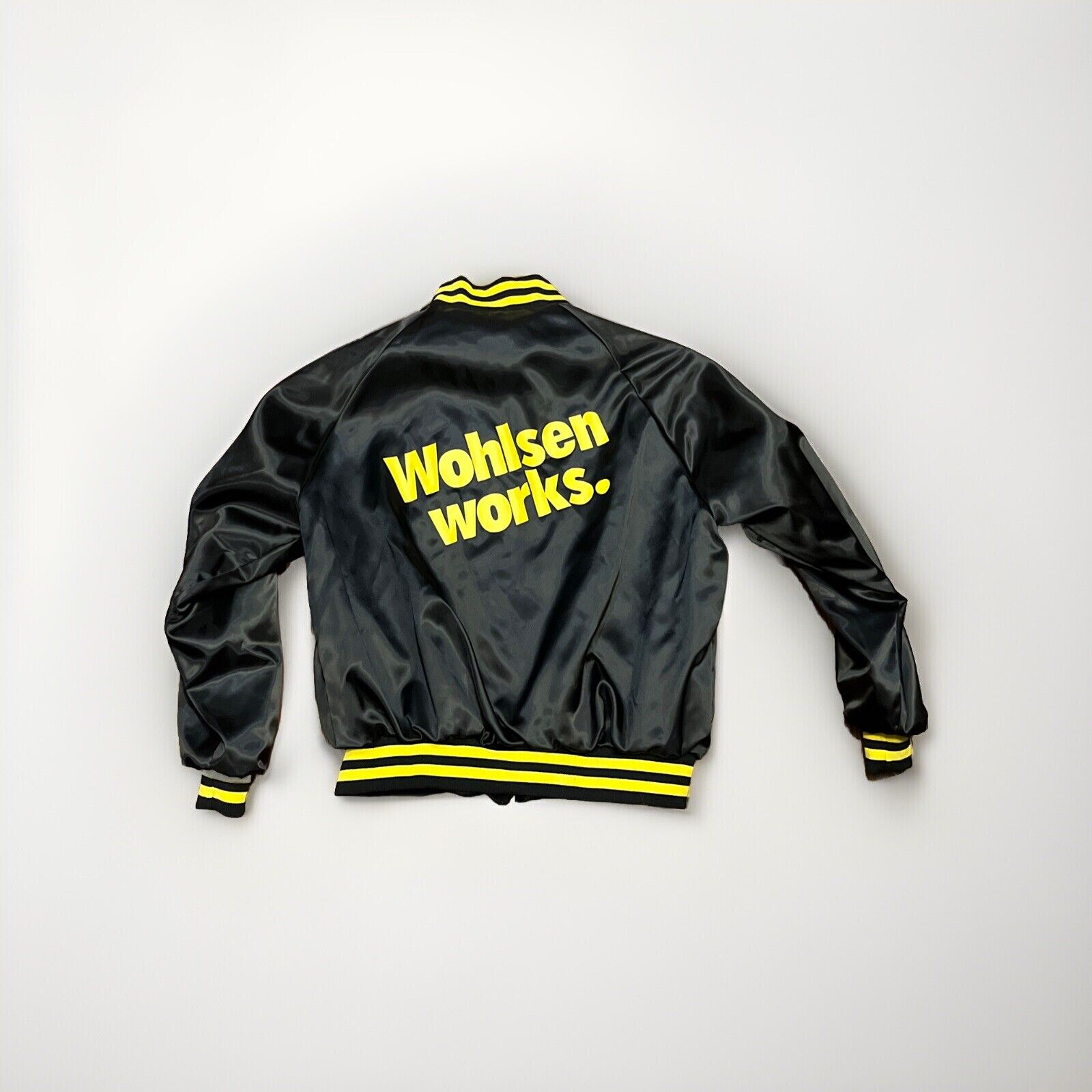 Vintage 90’s Wohlsen Works Satin Bomber Jacket