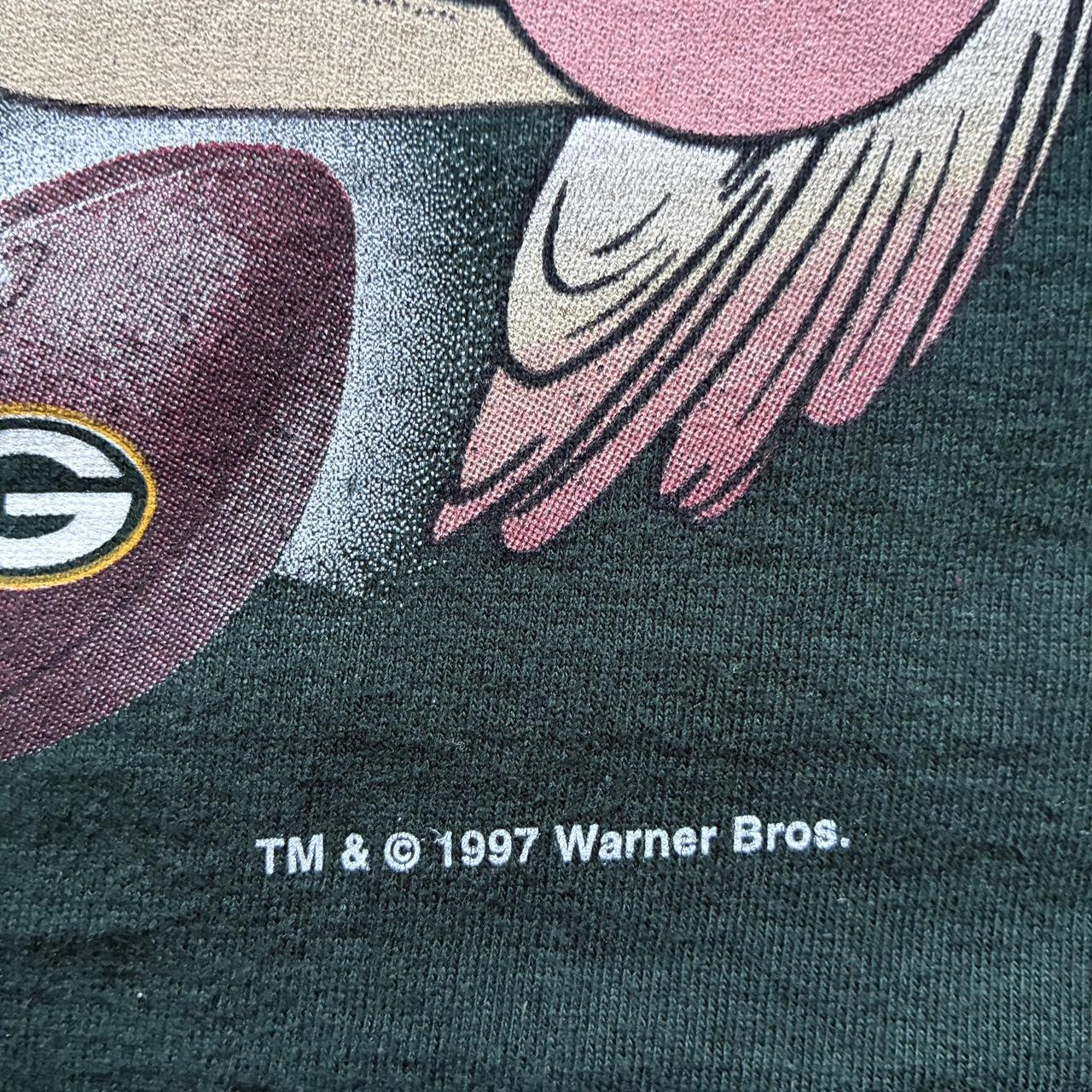 90s Looney Tunes Green Bay Packers T Shirt